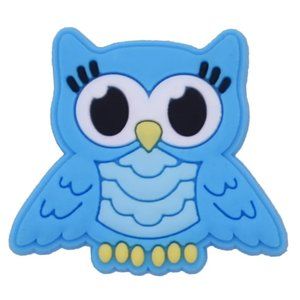 Blue Owl croc charm